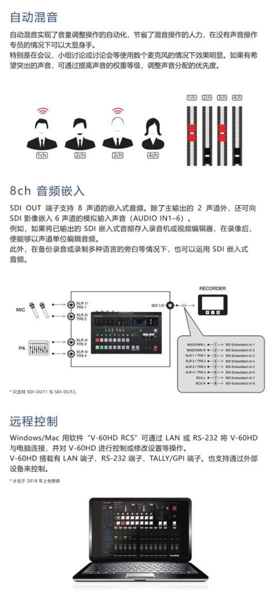 邏蘭/Roland V-60HD 切換台