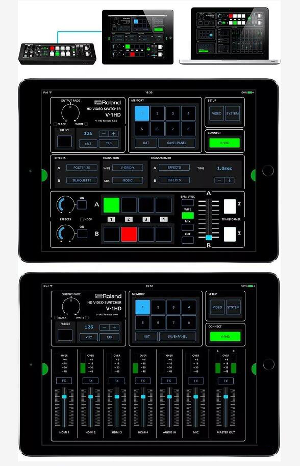 邏蘭,Roland,邏蘭V-1HD,邏蘭V-1HD,邏蘭V-1HD切換台